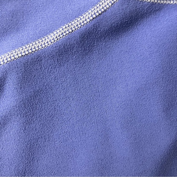 Zella Blue Full Zip Jacket Women’s 6 | Athletic Mock Neck Thumbhole Athleisure - Picture 9 of 12